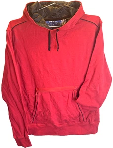 SYNYC Jeans Cardinal Red Hoodie 2XL 100% Cotton Y2K Hip Hop Streetwear - Picture 1 of 7