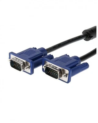 Lot Of 5 Vga Cables Male To Male Monitor Lcd Video Cord 15-pin (68 Inches) - Image 1 of 2