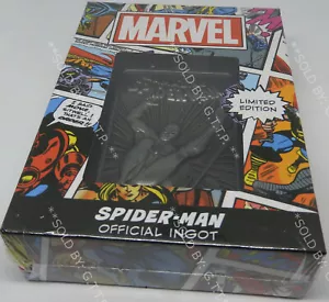 MARVEL LIMITED EDITION METAL SPIDERMAN COLLECTABLE INGOT - FREE UK P&P - Picture 1 of 5