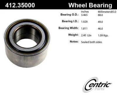 Centric Wheel Bearing for Mercedes-Benz 412.35000 - Image 1 of 4