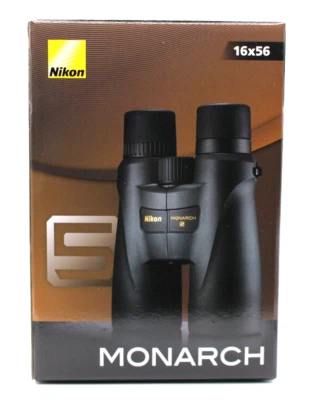 Nikon Monarch 5 16x56 Dach Prism Type Waterproof Binocular Mona516X56 Black - Image 1 of 4
