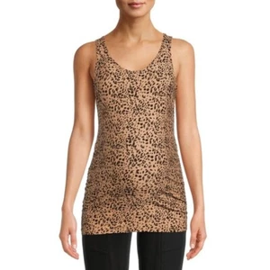 Time and Tru Animal Print Maternity Tank (Size Large 12/14) BRAND NEW W TAGS - Picture 1 of 6