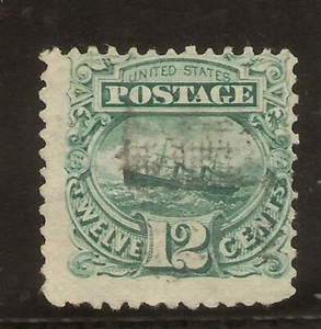 ESTADOS UNIDOS YVERT 34 (º) 12 Cent. Verde 1869 NL934 - Picture 1 of 2