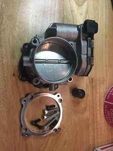 82mm Throttle Body Upgrade with PLATE for W211 E55 SL55 G55 S55 CL55 amg benz - Foto 1 di 1