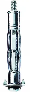 Cobra Anchors 141Y Steel Hollow Wall Anchors, 1/4" S........ 1 pkg of 3 anchors - Picture 1 of 7