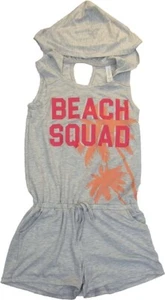 Ideology Girls Graphic-Print Tank hooded Romper Summer Small 7/8 - Picture 1 of 3