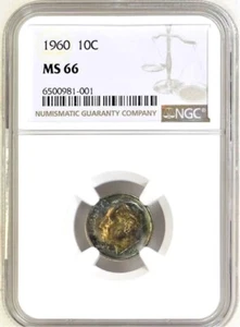 *SILVER DIME BEAUTIFUL TONE* EYE APPEALING COLOR! - Picture 1 of 2