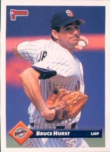 #576 Bruce Hurst - San Diego Padres - 1993 Donruss Baseball - Image 1 of 1