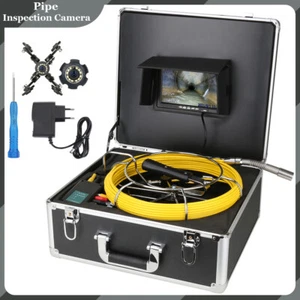 9" Screen Kanalkamera Auto Selbst Rohr Inspektion Kamera mit 512Hz Sonder - Bild 1 von 32