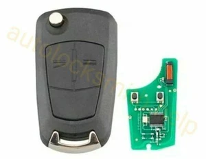 Vauxhall Opel/ Corsa D, Meriva B 2 Button Flip Remote Key FOB  PCF7941 key - Picture 1 of 1