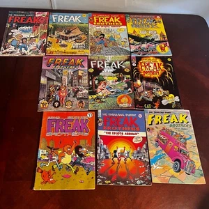 vtg lot of 10 Fabulous Furry Freak Brothers Comix 70s 80's 90's some 1st edition - Picture 1 of 12