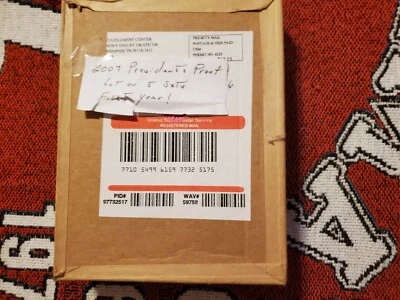 2007 Presidents Proof Sets Lot of 5 Sets  S mint In U.S .Mint Shipping Box - Image 1 of 3