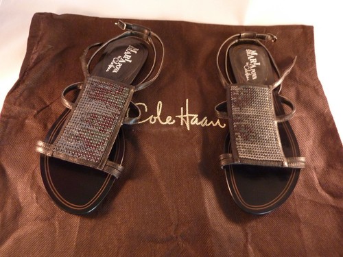 NIKE Maria Sharapova by Cole Haan 5.5B 'Air Lalita' sandalo in rete metallica $228