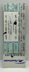 WWF ATTITUDE FULL Ticket 9/2/2000 Boston Massachusetts with obvious front marks - Picture 1 of 3