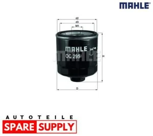 OIL FILTER FOR AUDI BUICK (SGM) SEAT MAHLE OC 295 - Picture 1 of 6
