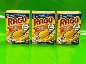 3 frascos de salsa doble cheddar Ragu caja de 15 oz macarrones espaguetis pasta Mac n queso - Imagen 1 de 6