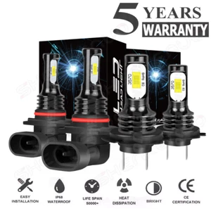 For Lincoln Town Car 2003-2011 High Low Beam Combo LED Headlight Bulbs Kit - Picture 1 of 13