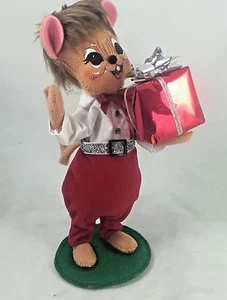 ANNALEE 8" SILVER SPARKLE BOY MOUSE - NEW with TAG - 2013  (4215) - Picture 1 of 3