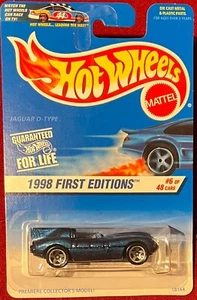 HOT WHEELS 1998 FIRST EDITIONS JAGUAR D-TYPE 5 SPOKE #638. SEE COMBINED OFFERS! - Picture 1 of 1