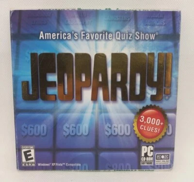Jeopardy! PC Game * Windows 2000/XP/Vista * Brand New in Sealed Jewel Box - Image 1 of 2