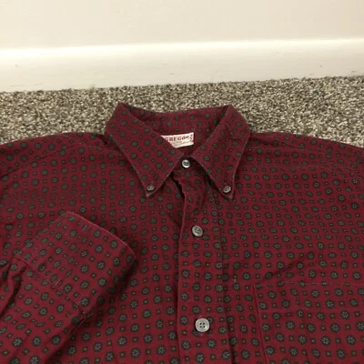 Camisa McGregor Vintage Años 50 60 Floral Oxford Manga Larga Abotonada Para Hombre Mediana Foto 1 de 4