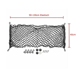 Kofferraum Netz Gepäcknetz Schutznetz 90 -130cm x 40cm Elastisch Universal SZ_1 - Bild 1 von 3