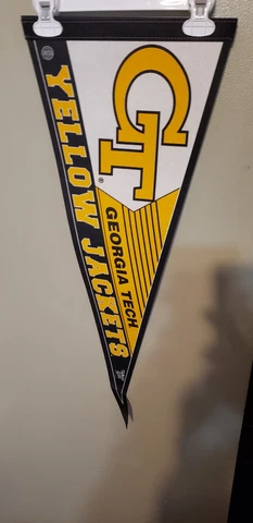 GEORGIA TECH YELLOW JACKETS  12X30 RETRO NCAA VINTAGE FELT PENNANT 3/26/23 Cover