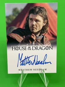 💥💥2024 House Of The Dragon Matthew Needham as Lord Larys Strong Autograph!💥💥 - Picture 1 of 16