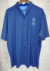 NWT Hard Rock Golf Hotel Vallarta Button Down Mens Shirt XL Soft Feel - Picture 1 of 16