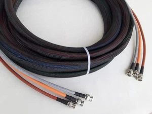 50 FT 3 Channel Snake Belden 1694A HD-SDI RG-6 Video Cable 4.5 GHZ BNC Male - Afbeelding 1 van 2