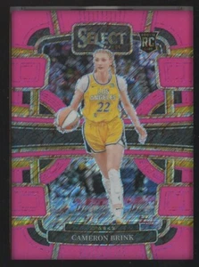 🔥🔥2024 PANINI SELECT WNBA PINK SHIMMER FOTL CAMERON BRINK #/3 ROOKIE RC 🔥🔥 - Picture 1 of 2