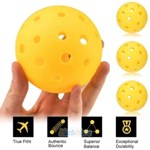 Pack of 3 Pickleball Balls 40Holes Professional Quality Outdoor- USAPA Approved - Picture 1 of 12