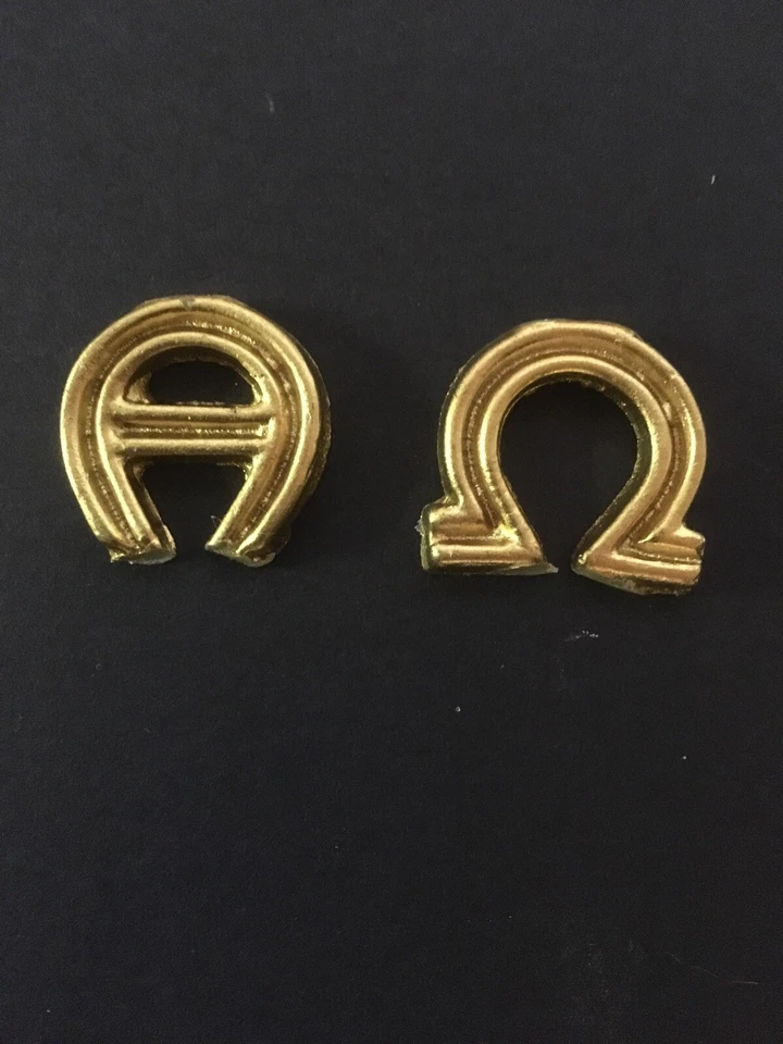 Verzierwachs Alpha Omega gold  Kerzenwachs Wachsdekor Borte Wachs Wachskerze - Bild 1 von 1