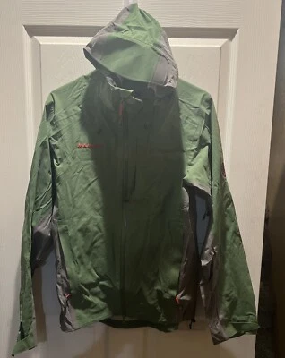 Мужская дождевик с капюшоном Mammut размер маленький подкладка на молнии - Изображение 1 из 4