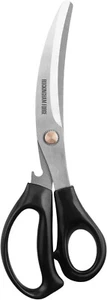 Grunwerg Kitchen Curved Poultry Scissors Black KS-21248BK - Picture 1 of 2