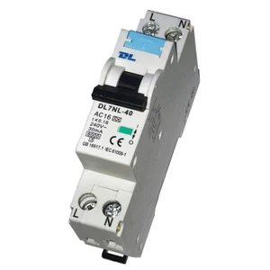 Interruptor de protección de corriente de falla con interruptor de protección de línea FI/LS RCBO C16A 30mA 6kA 1-p - Imagen 1 de 3