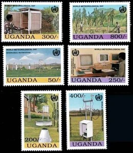 UGANDA 1993 METEOROLOGÍA ** UNO, COMPUTADORAS 🅵🆁🅴🅴 🆂🅷🅸🅿🅿🅸🅽🅶 - Imagen 1 de 1