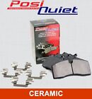 Front Set Posi Quiet Ceramic Brake Disc Pads (+ Hardware Kit) Low Dust 105.07360