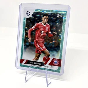 2022/2023 Topps Chrome UCC Jamal Musiala Teal /399 Bayern Munich UCL - Picture 1 of 3