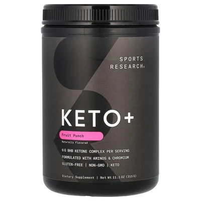 Keto+, ponche de frutas, 11,1 oz (315 g) Foto 1 de 2