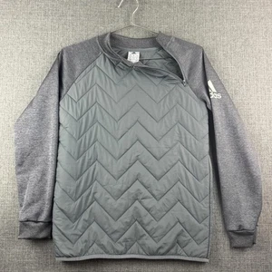 Adidas Pullover Jacket Youth Medium Quilted Nemesis Athletic Soccer Top - Picture 1 of 6