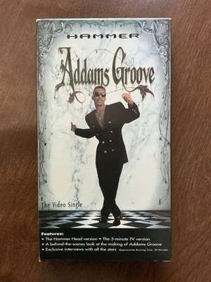 RARE MC Hammer – Addams Groove VHS (1991) Video Single – Capitol Near Mint/VG+ - Image 1 of 3