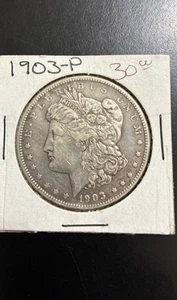 1903-P MORGAN Silver Dollar no mint mark CIRCULATED - Picture 1 of 6