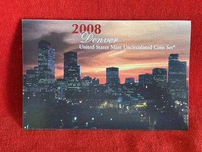 2008 Denver Uncirculated US Mint Coin Set - Image 1 of 4
