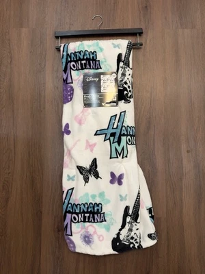 NWT Disney Hannah Montana Plush Throw Blanket- Hard To Find- Miley Cyrus - Image 1 of 4