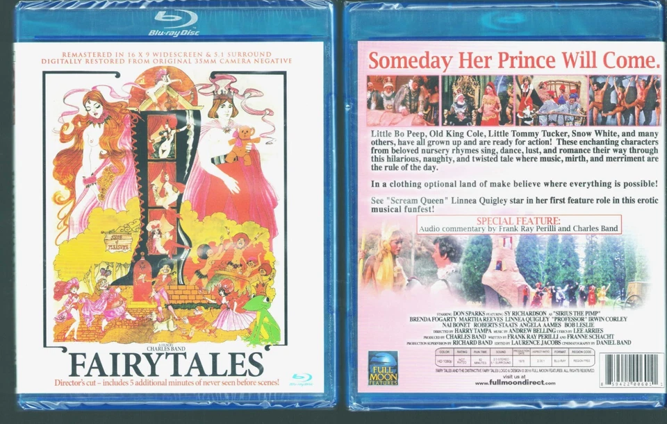 Fairy Tales (Blu-ray) 1978 Erotic Musical Comedy Fantasy -Linnea Quigley - NEW - Image 1 of 1