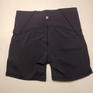 Pantalones cortos de bicicleta Lululemon talla 10 azul oscuro - Imagen 1 de 7