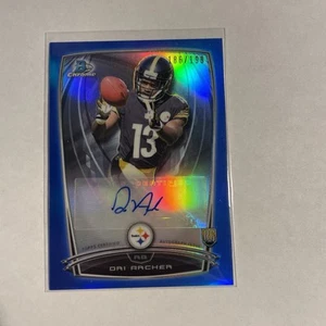2014 Bowman Chrome Rookie Blue Refractor /199 Dri Archer #RCRA-DAR Auto RC - Picture 1 of 1