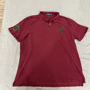 Polo Ralph Lauren Calce Clásico Big Pony Logo Polo Para Hombre Talla XL Borgoña #3 - Imagen 1 de 11