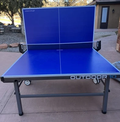 Mesa de tênis Kettler levemente usada indoor outdoor - Imagem 1 de 4